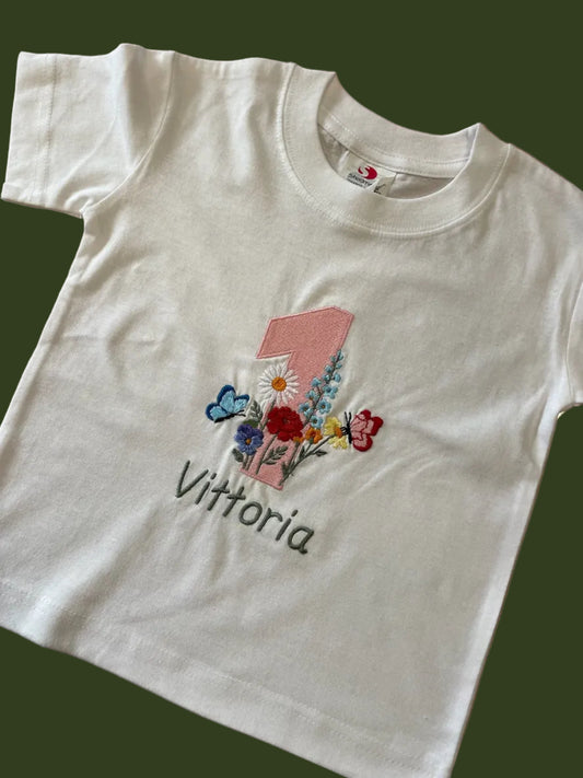 T-shirt bimbi "compleanno"