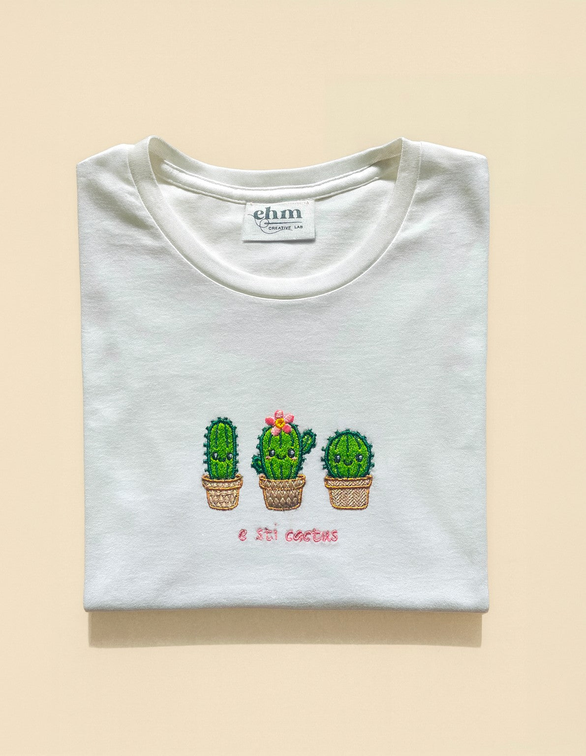 Felpa ricamata "E Sti Cactus"