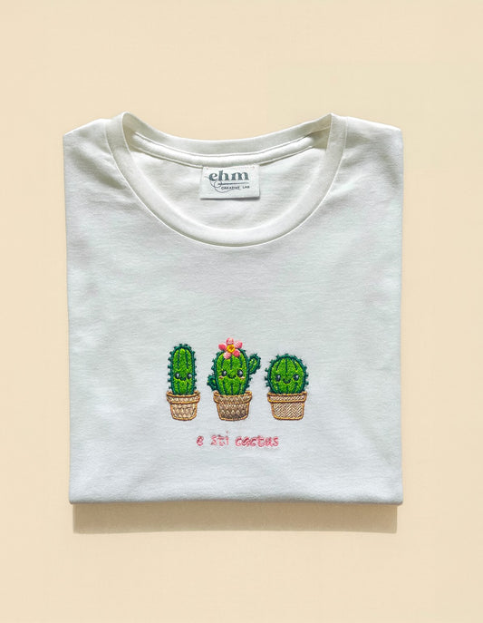 Felpa ricamata "E Sti Cactus"